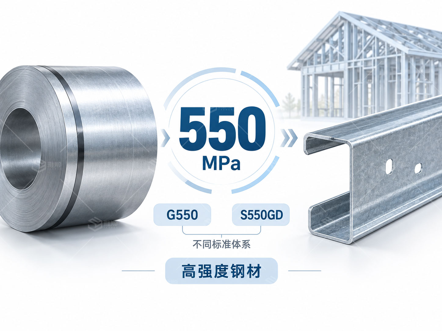 轻钢住宅为什么采用G550高强度钢材？从550MPa、C89龙骨到防腐镀层一次了解