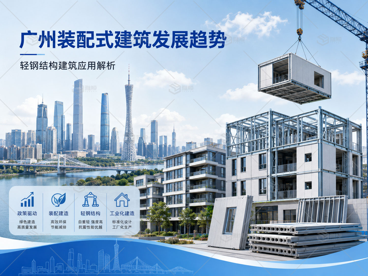 从广州2026年起新出让居住用地全面实施装配式建筑看轻钢房屋应用趋势