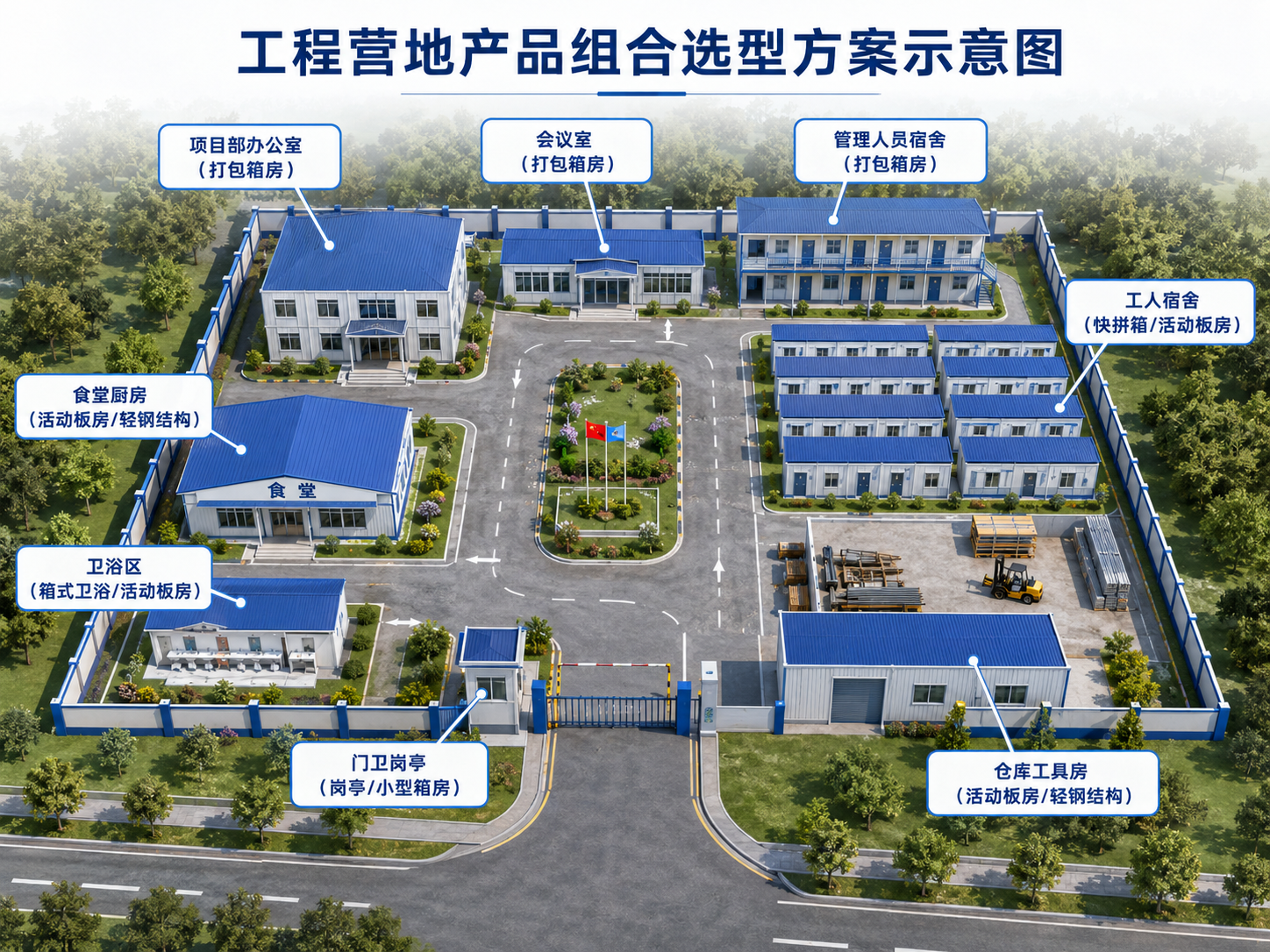 一篇文章让你看懂打包箱房、快拼箱、活动板房有什么区别！