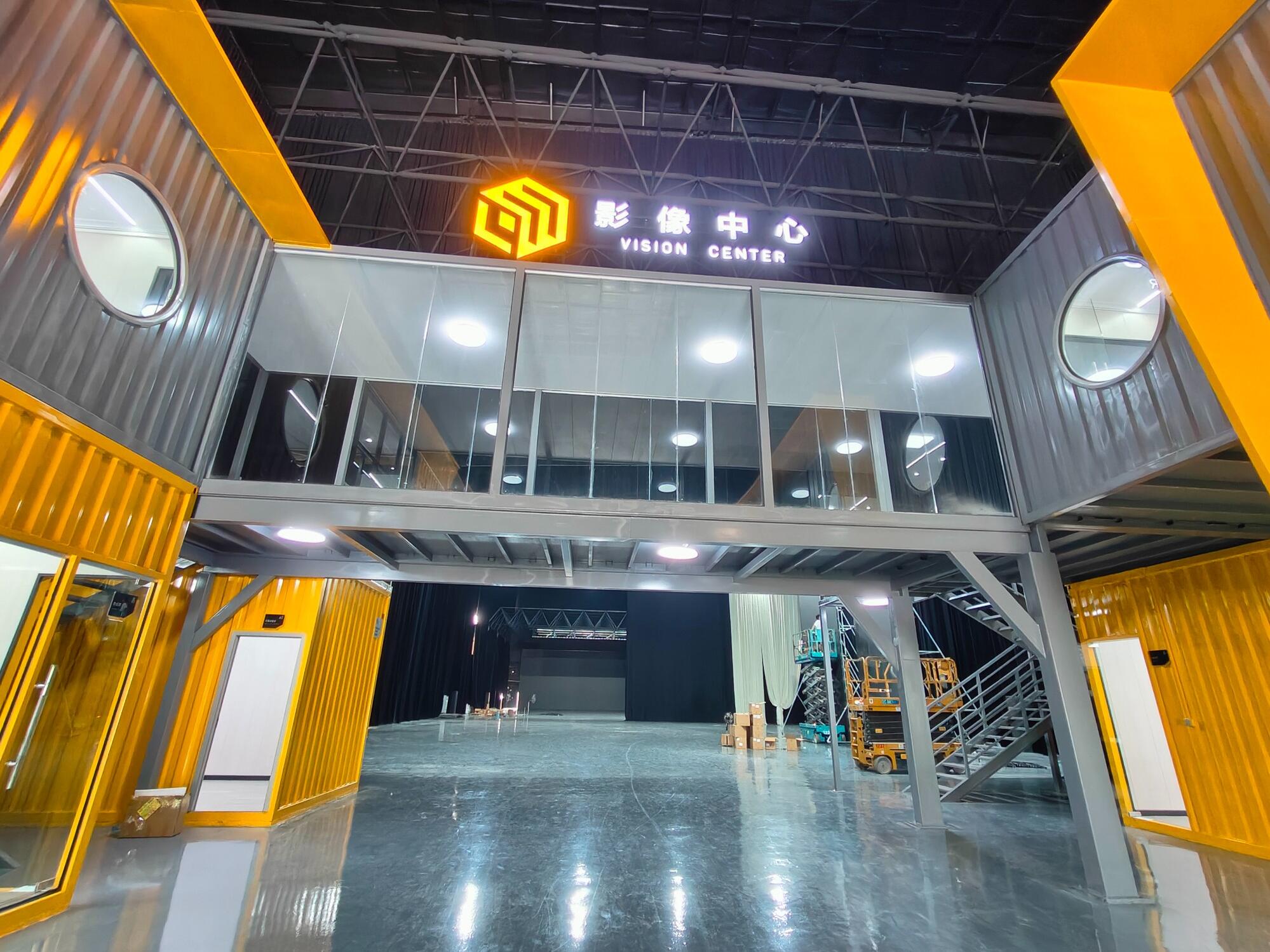 深圳比亚迪影像中心！雅顺打造工业风轻钢装配式办公空间