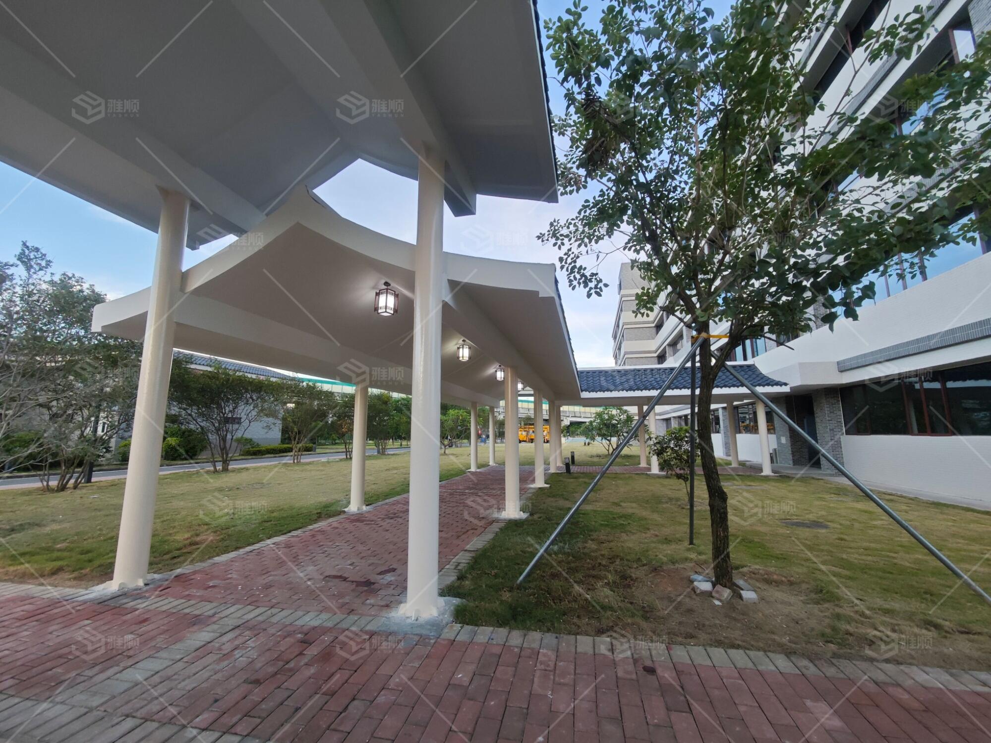 从 “铁架子” 到 “风雨连廊”！雅顺这个项目，藏着轻钢建筑的硬核实力