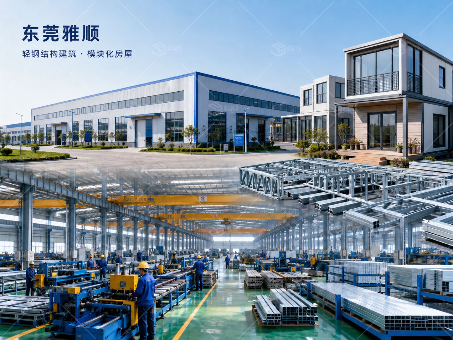 东莞市雅顺轻钢结构有限公司：轻钢结构建筑与模块化房屋整体解决方案厂家